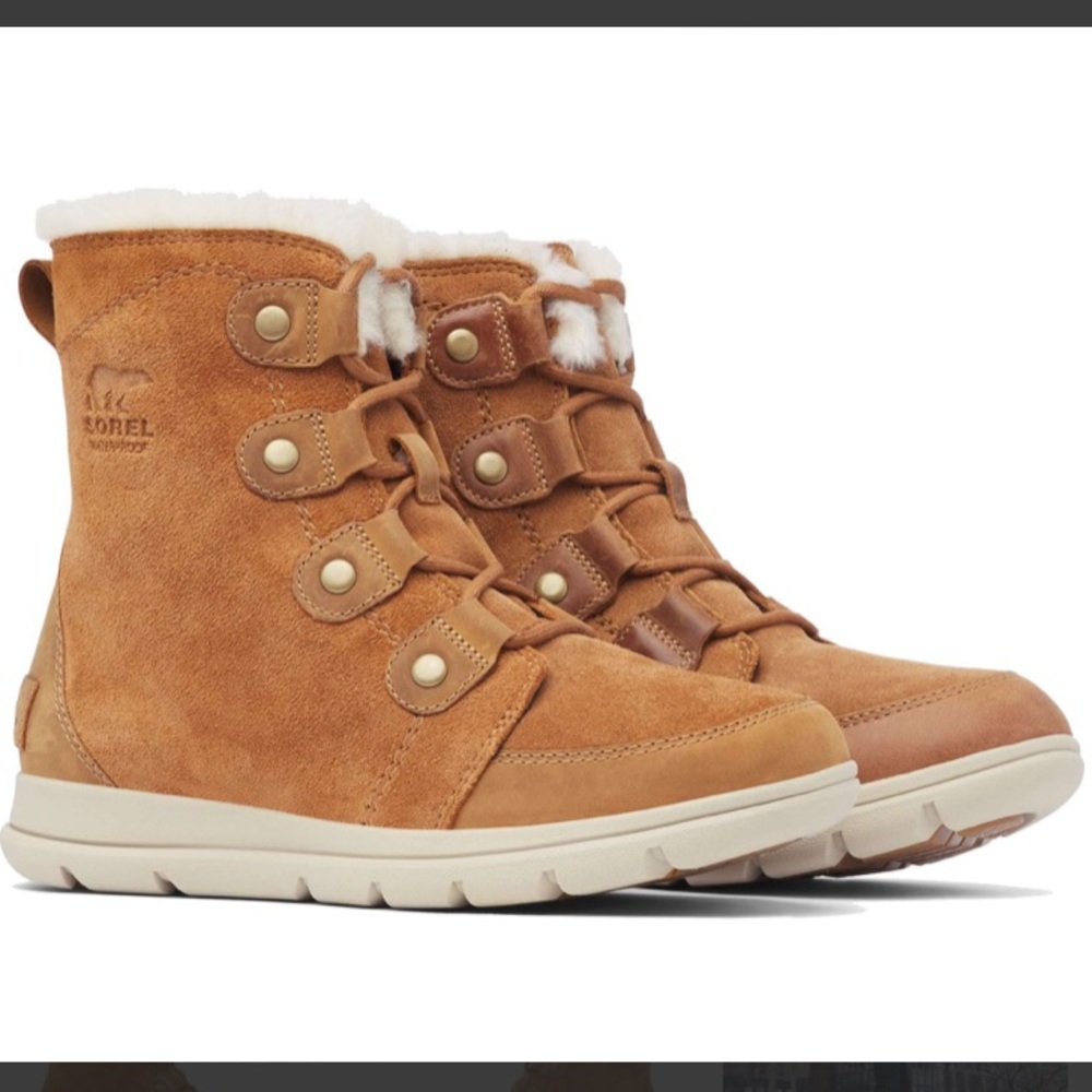 Sorel Women Explorer Joan boots Carmel Brown